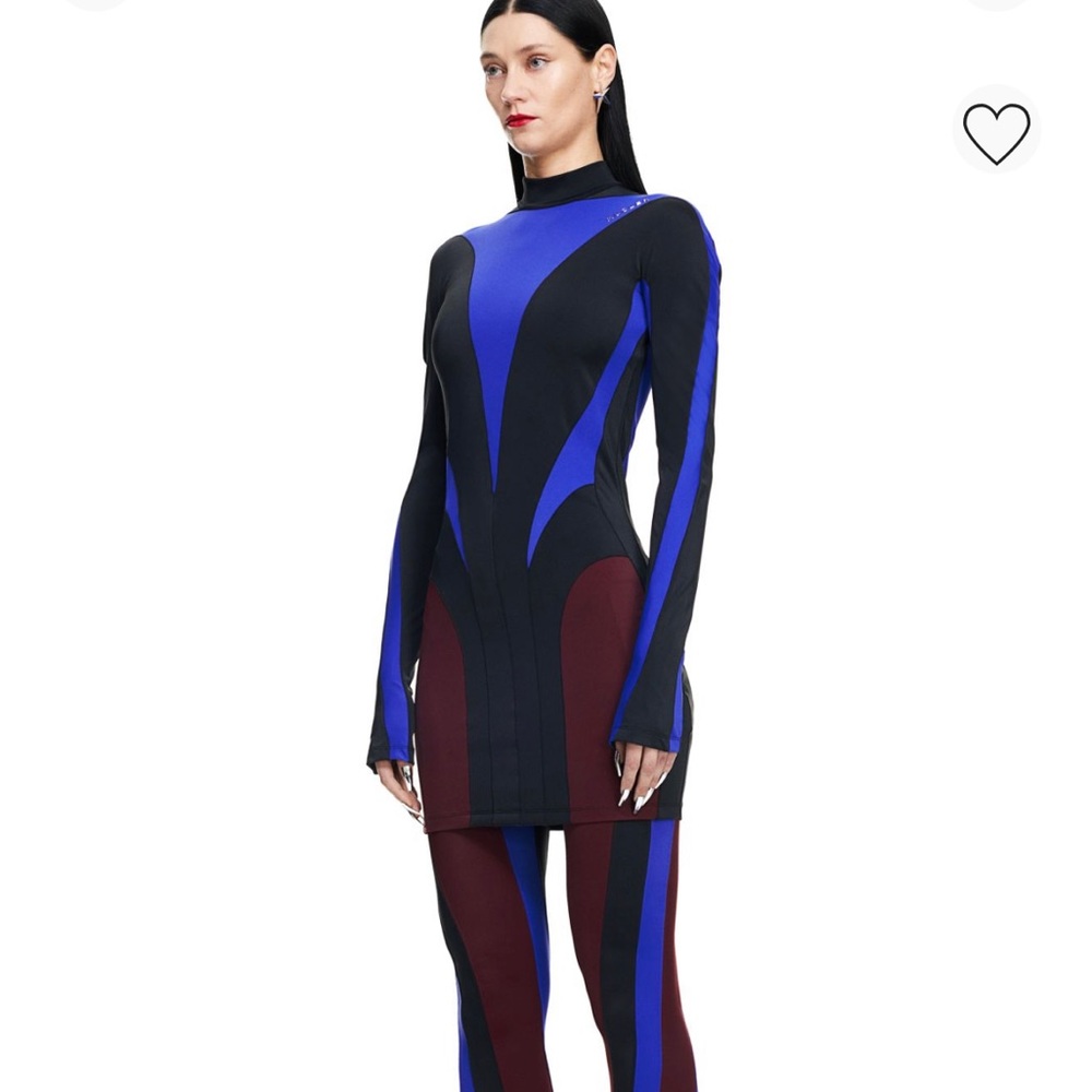 Mugler H&M Size S Spiral-paneled Mini Dress READY TO SHIP
